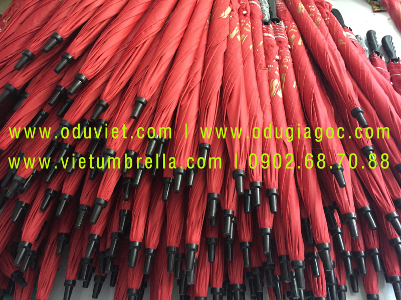 xưởng sản xuất ô dù cầm tay in logo quảng cáo